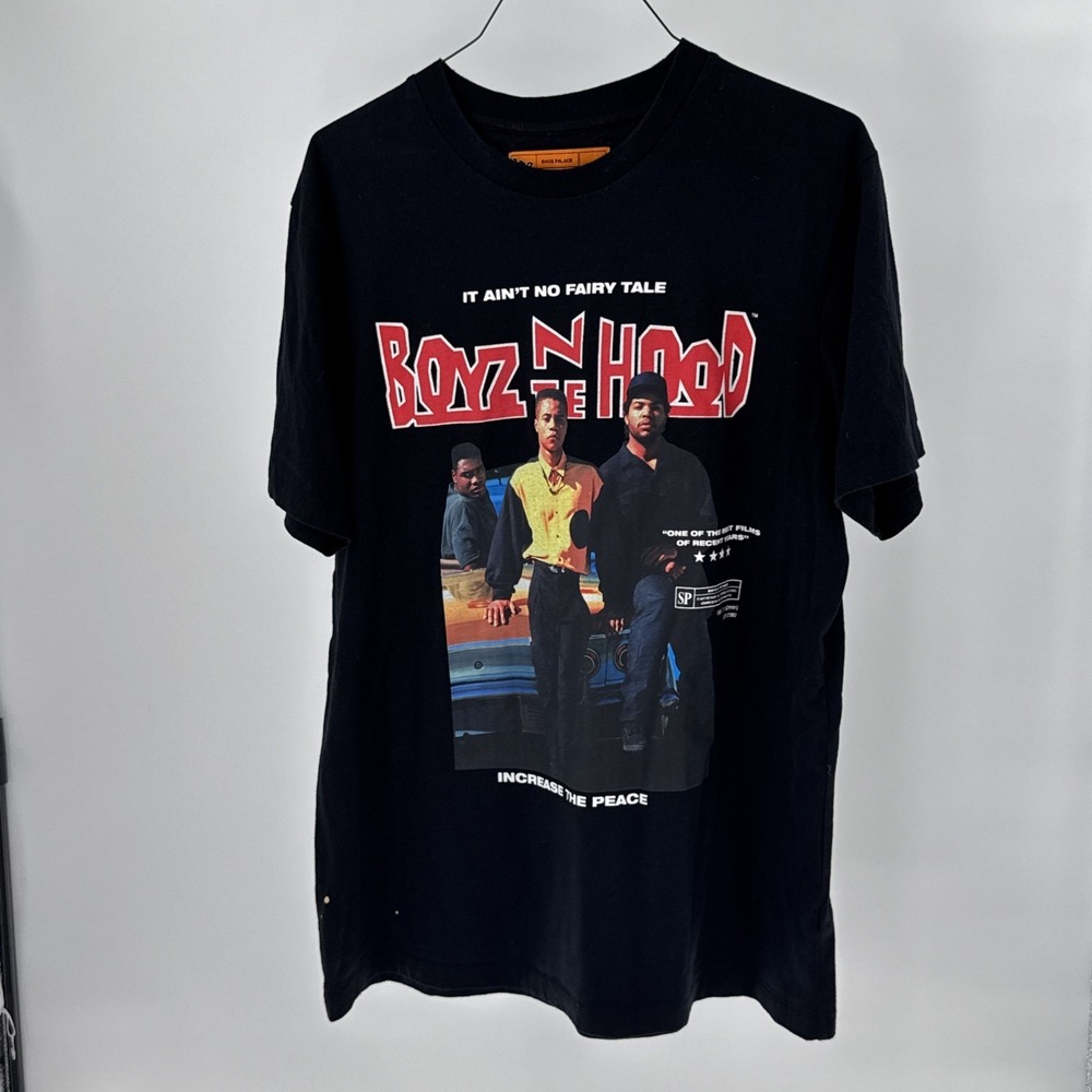 Boyz N The Hood Shoe Palace Men's Vintage Cotton Print T-shirt Size L Black